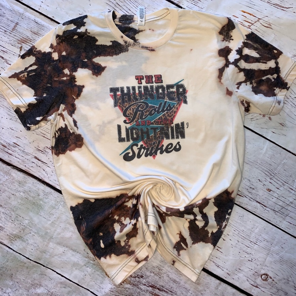 The Thunder Rolls Bleached Tee